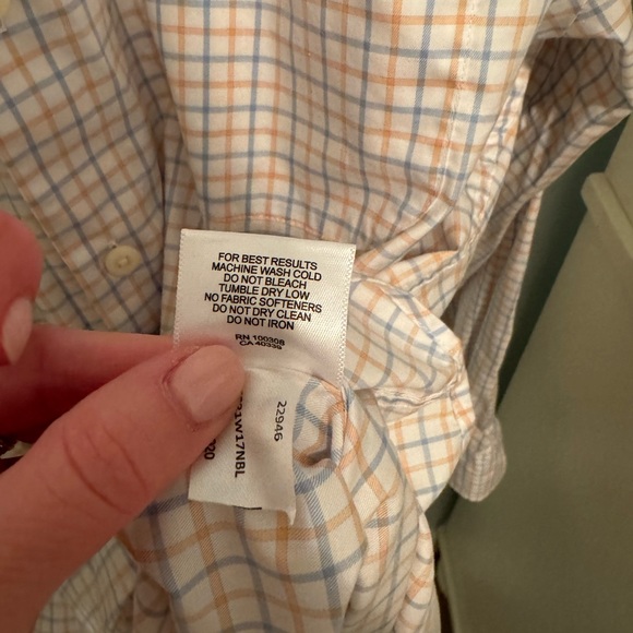 Men’s Peter Millar button down shirt size Medium - Picture 4 of 6